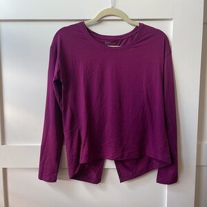 Athleta Women's Purple Long Sleeve Top, size S